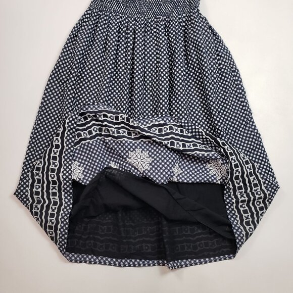 Banjanan Aurelia Victorian Gingham Maxi Dress Midnight Size M NWT - Picture 15 of 16